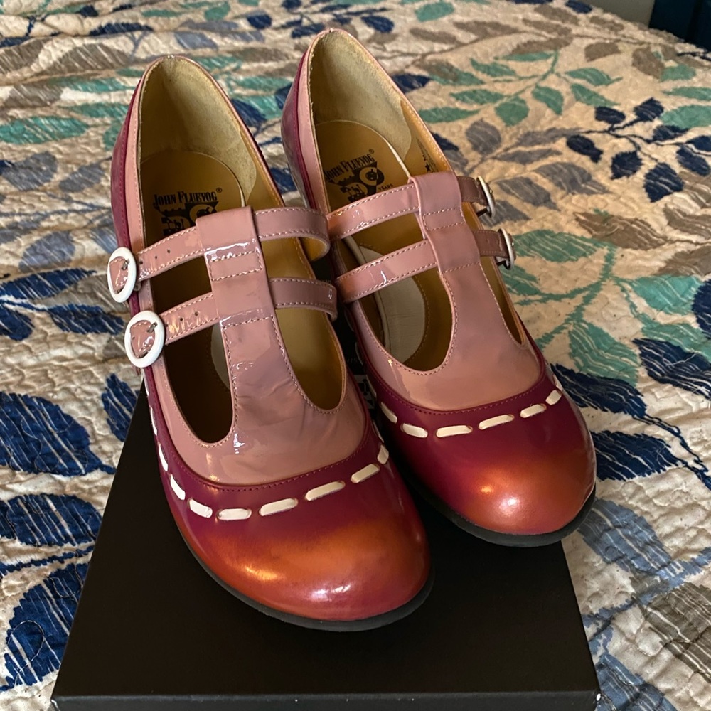 John Fluevog Maryfields-Bellevue size 9.